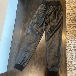 Leather joggers - Kendall and Kylie